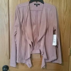 Faux suede jacket
